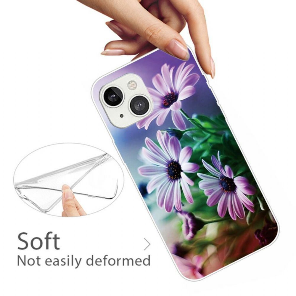 Hoesje voor iPhone 13 Realistische Bloemen