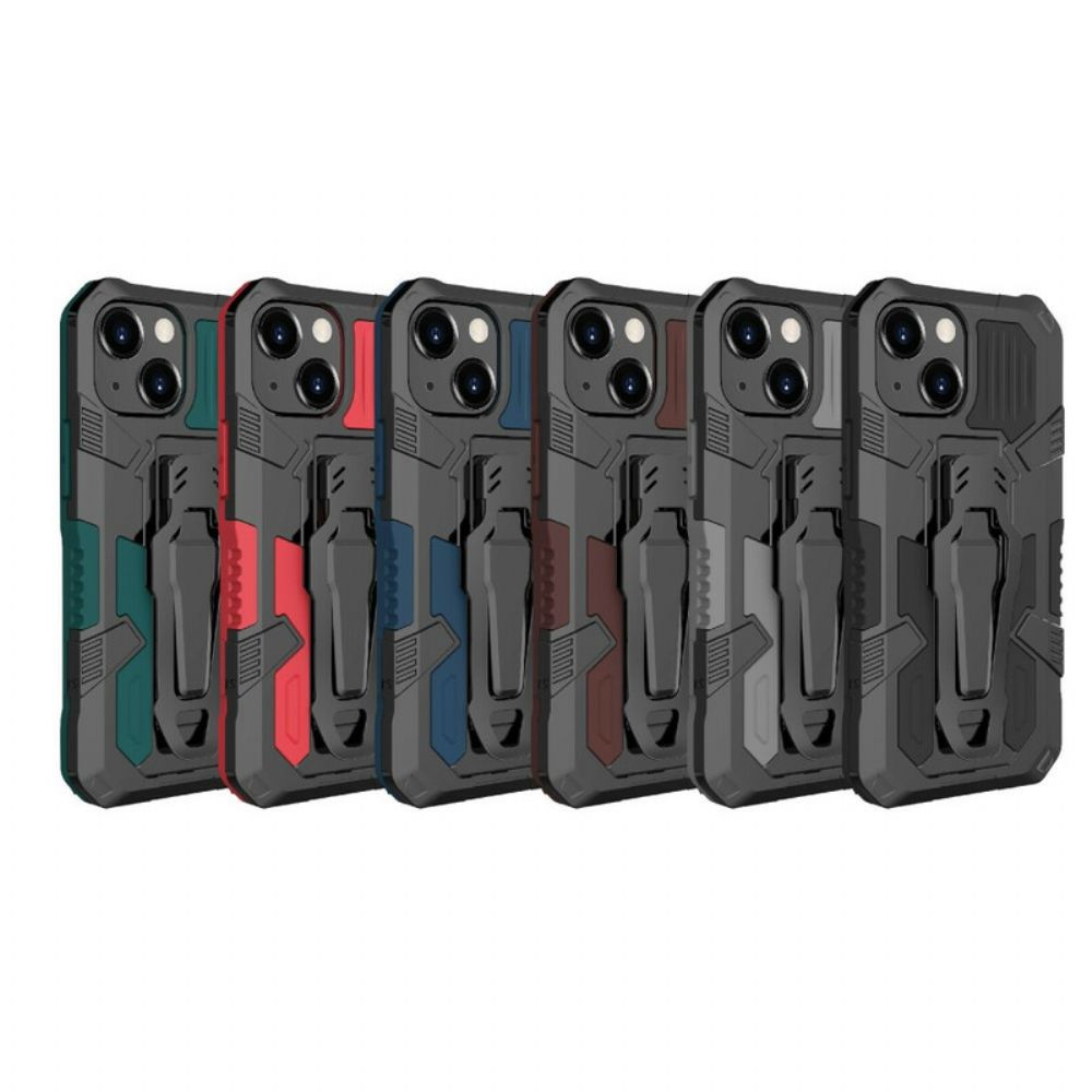 Hoesje voor iPhone 13 Robot Met Riemclip