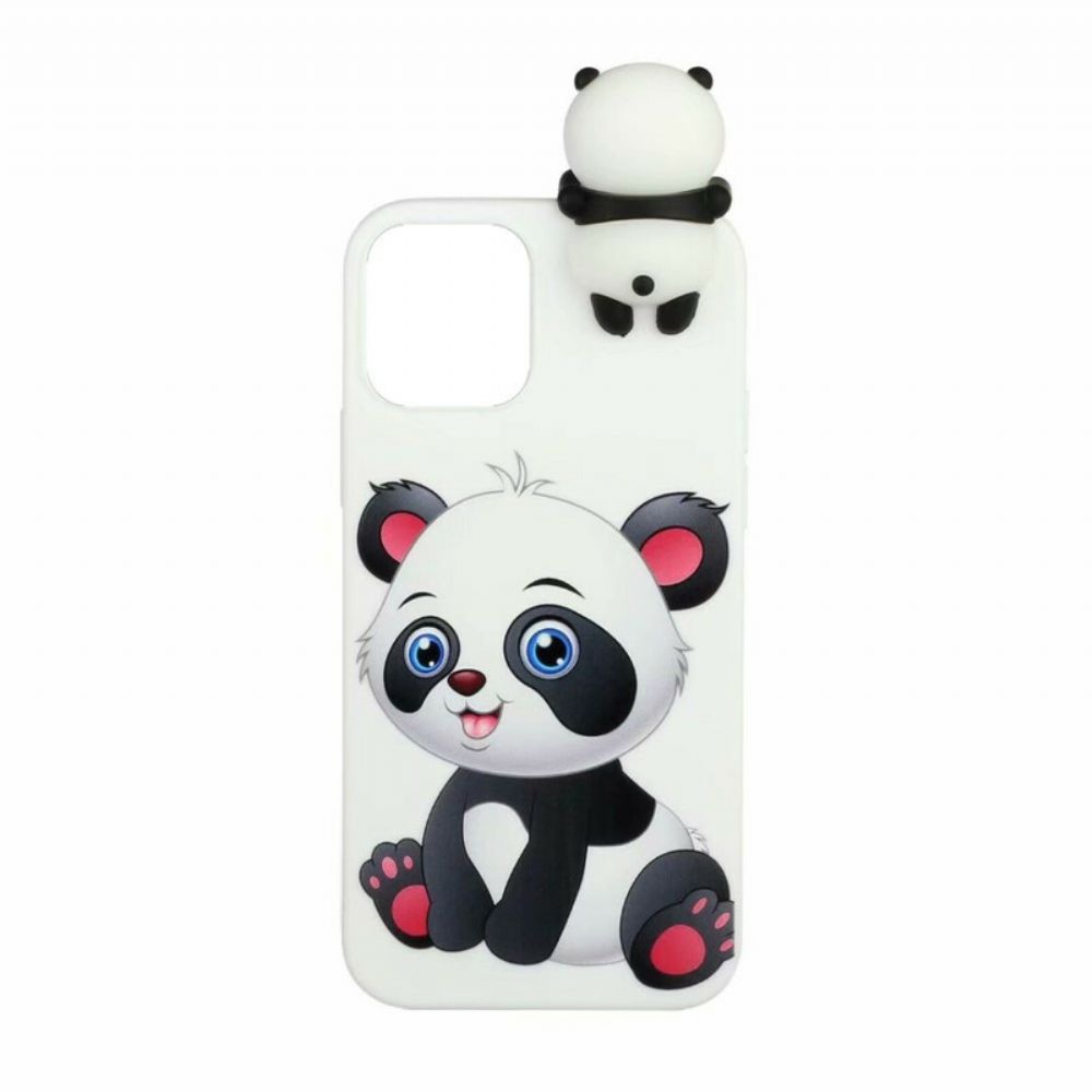 Hoesje voor iPhone 13 Schattige Panda 3d