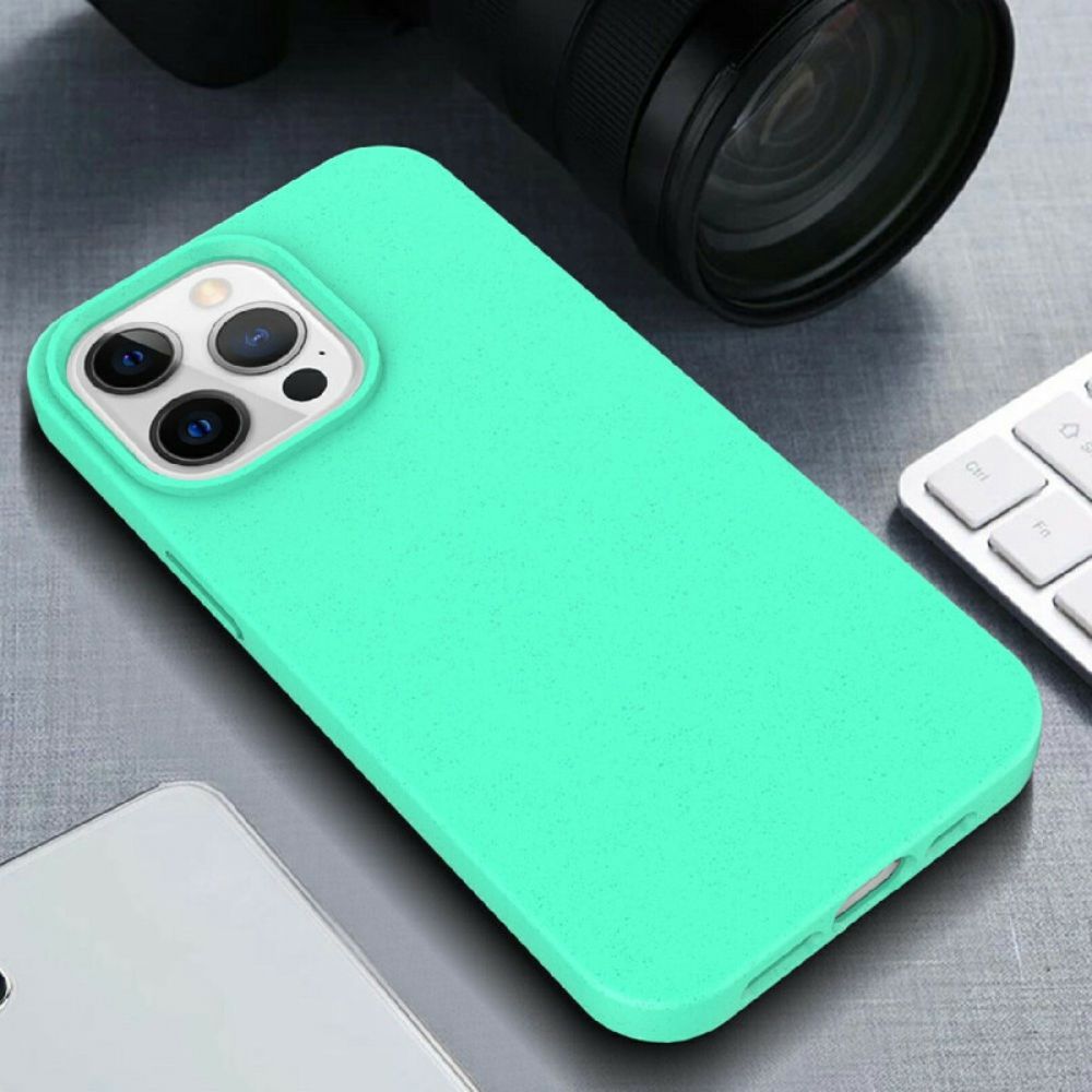 Hoesje voor iPhone 13 Tarwe Stro Ontwerp