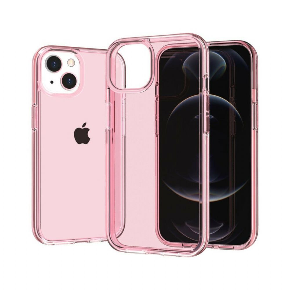 Hoesje voor iPhone 13 Transparant Getint