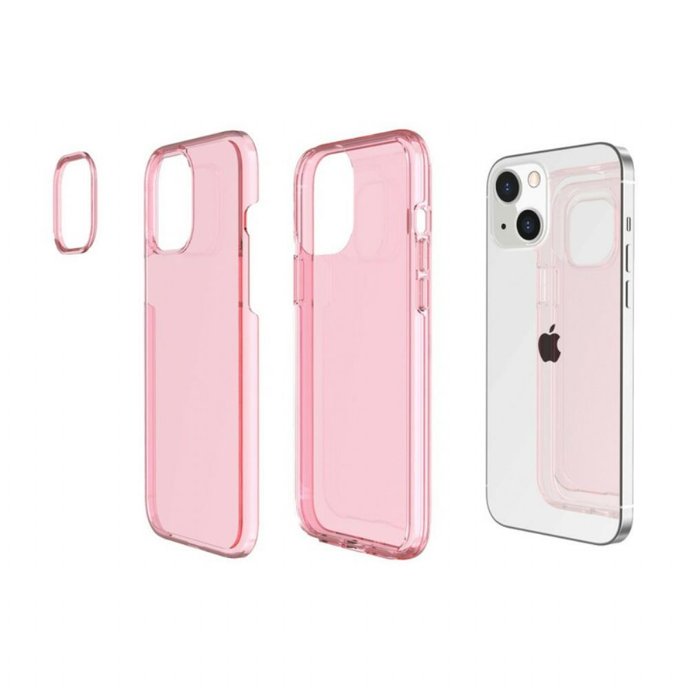 Hoesje voor iPhone 13 Transparant Getint