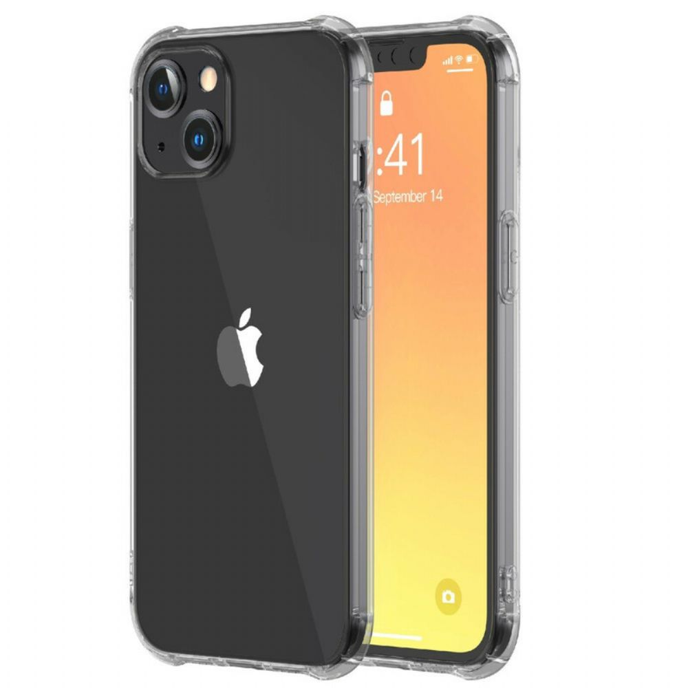 Hoesje voor iPhone 13 Transparant Leeu-ontwerp