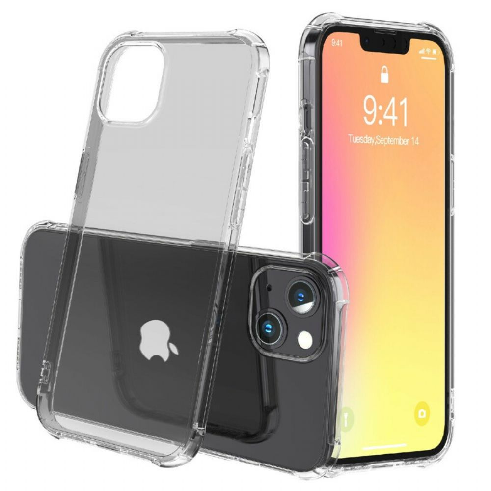 Hoesje voor iPhone 13 Transparant Leeu-ontwerp