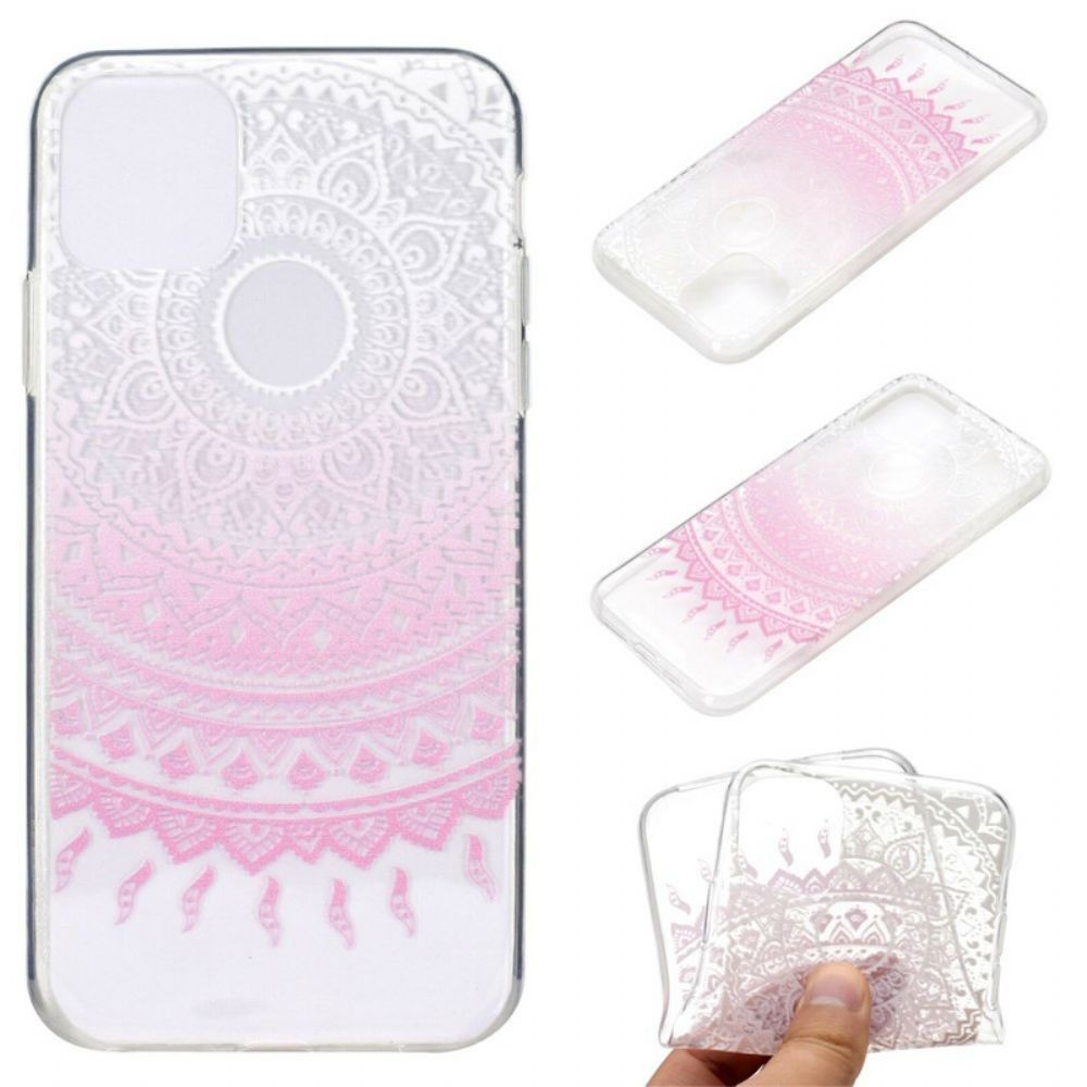 Hoesje voor iPhone 13 Transparante Gekleurde Mandala