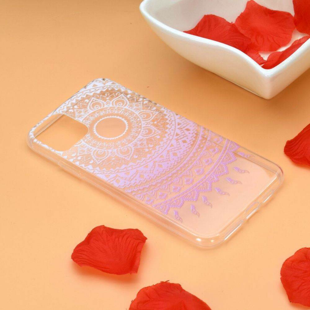 Hoesje voor iPhone 13 Transparante Gekleurde Mandala