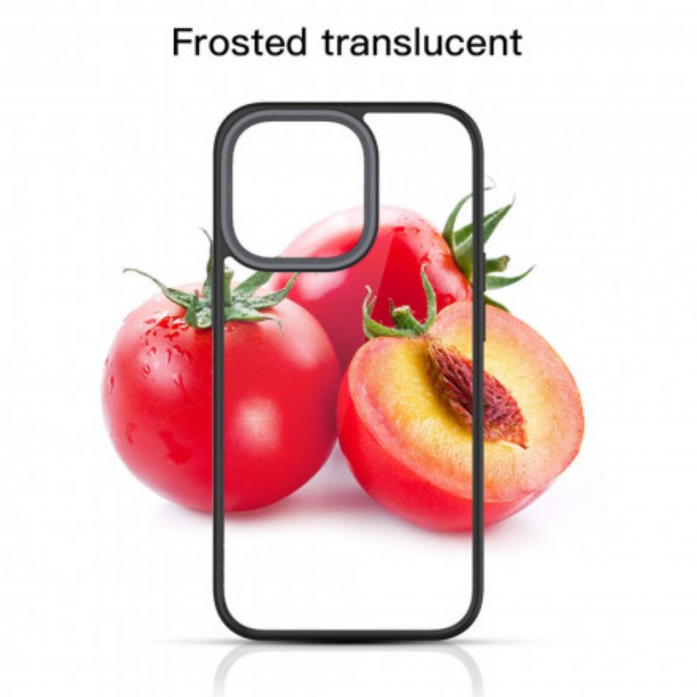 Hoesje voor iPhone 13 Transparante Getinte Randen