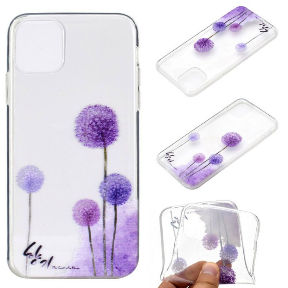 Hoesje voor iPhone 13 Transparante Kleurrijke Paardebloemen