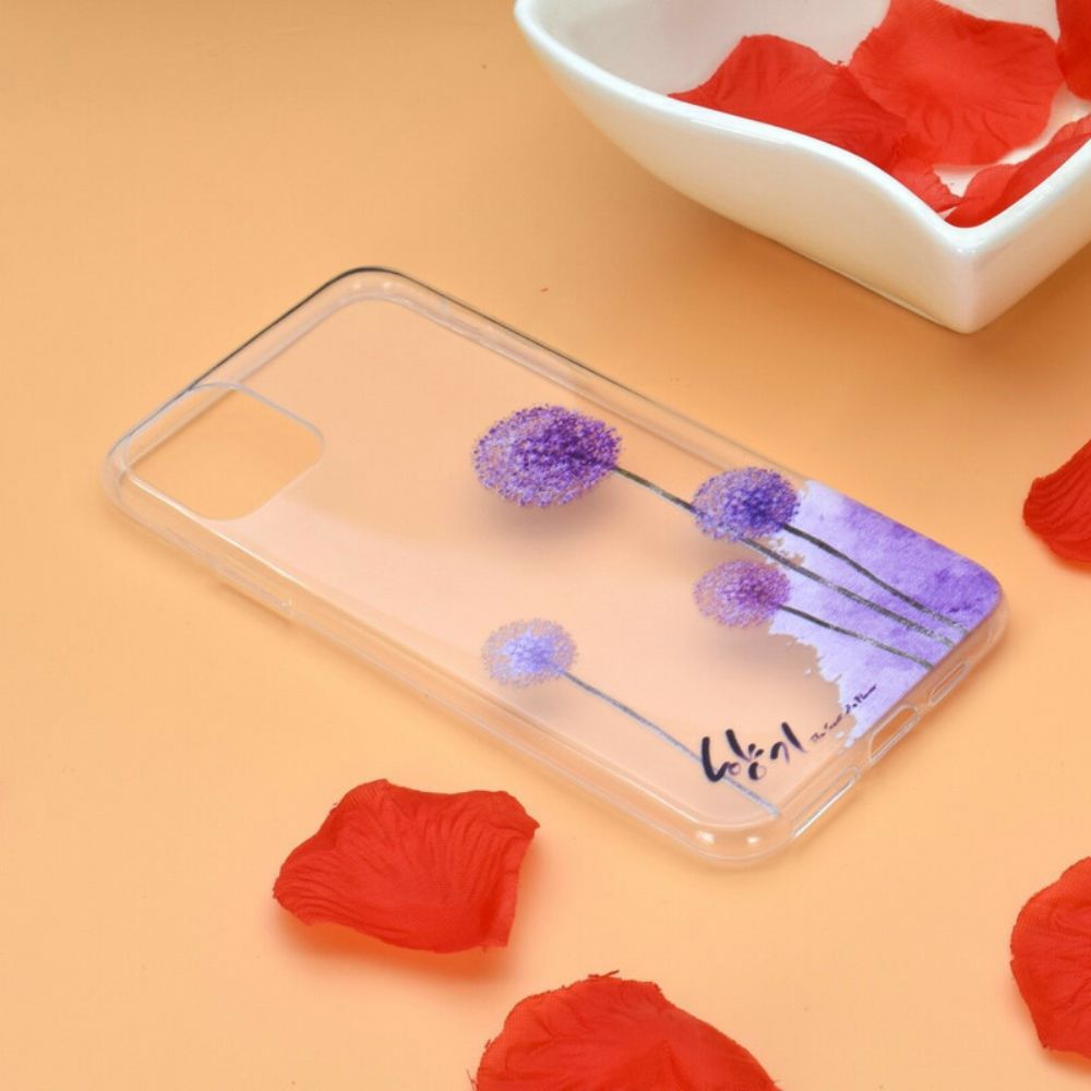 Hoesje voor iPhone 13 Transparante Kleurrijke Paardebloemen