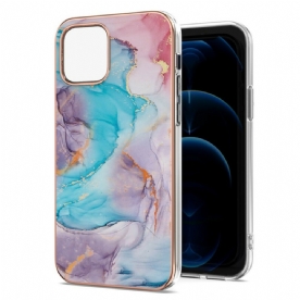 Hoesje voor iPhone 13 Verfijnd Marmer