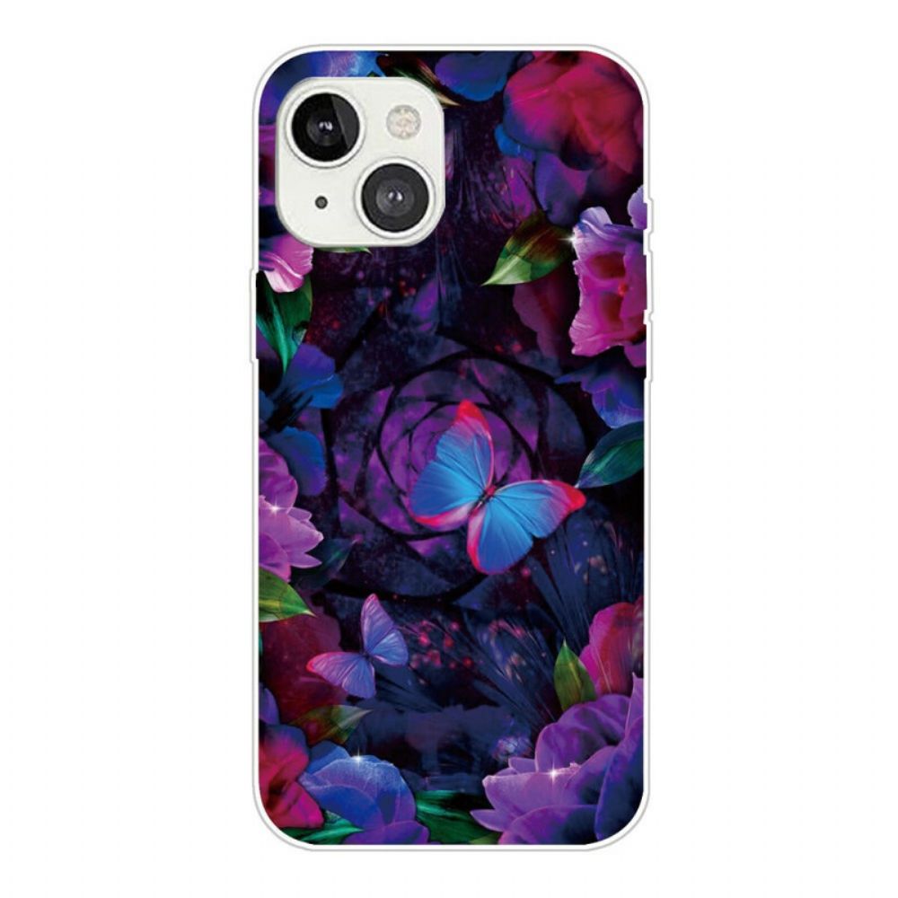 Hoesje voor iPhone 13 Vlinders Variatie