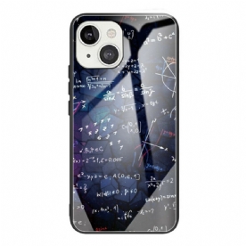 Hoesje voor iPhone 13 Wiskundige Berekeningen Van Gehard Glas