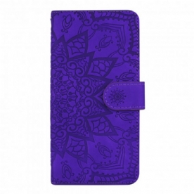 Leren Hoesje voor iPhone 13 Barokke Mandala