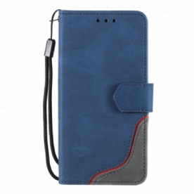 Leren Hoesje voor iPhone 13 Huidgevoelgolf