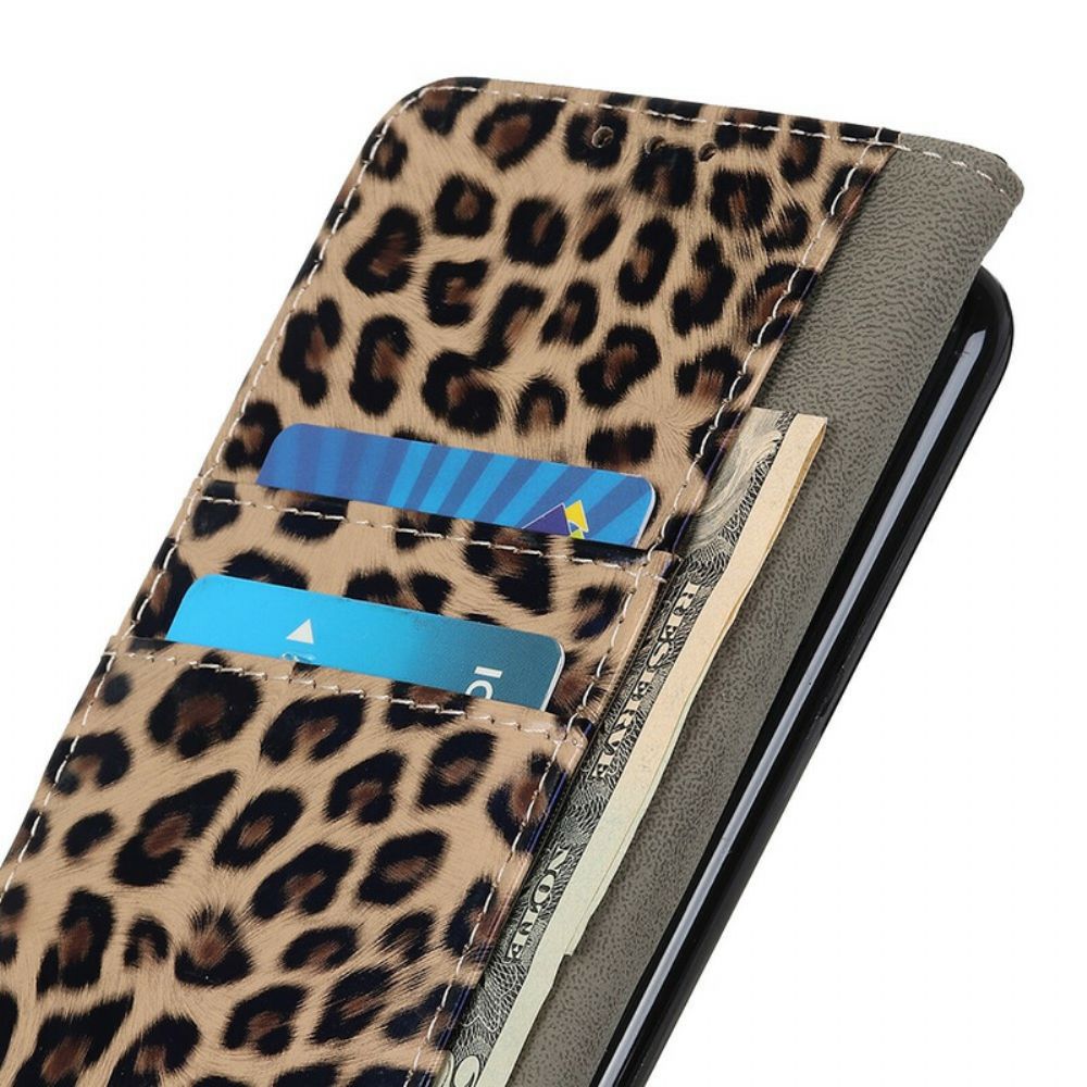 Leren Hoesje voor iPhone 13 Luipaard