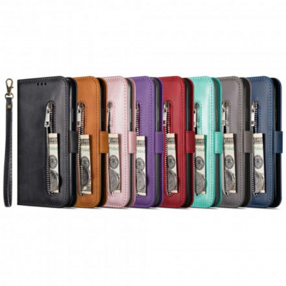 Leren Hoesje voor iPhone 13 Portemonnee Met Lanyard