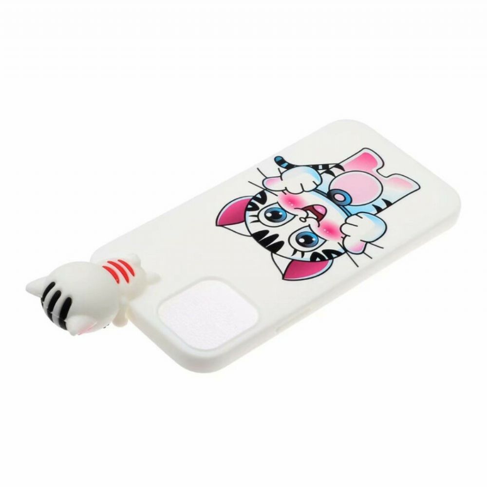 Telefoonhoesje voor iPhone 13 Leuke Kat 3d