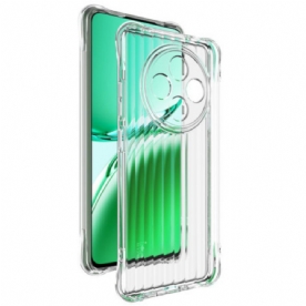 Cover Hoesje Oppo Reno 12f 5g Telefoonhoesje Transparante Golvende Textuur Met Imak-airbag