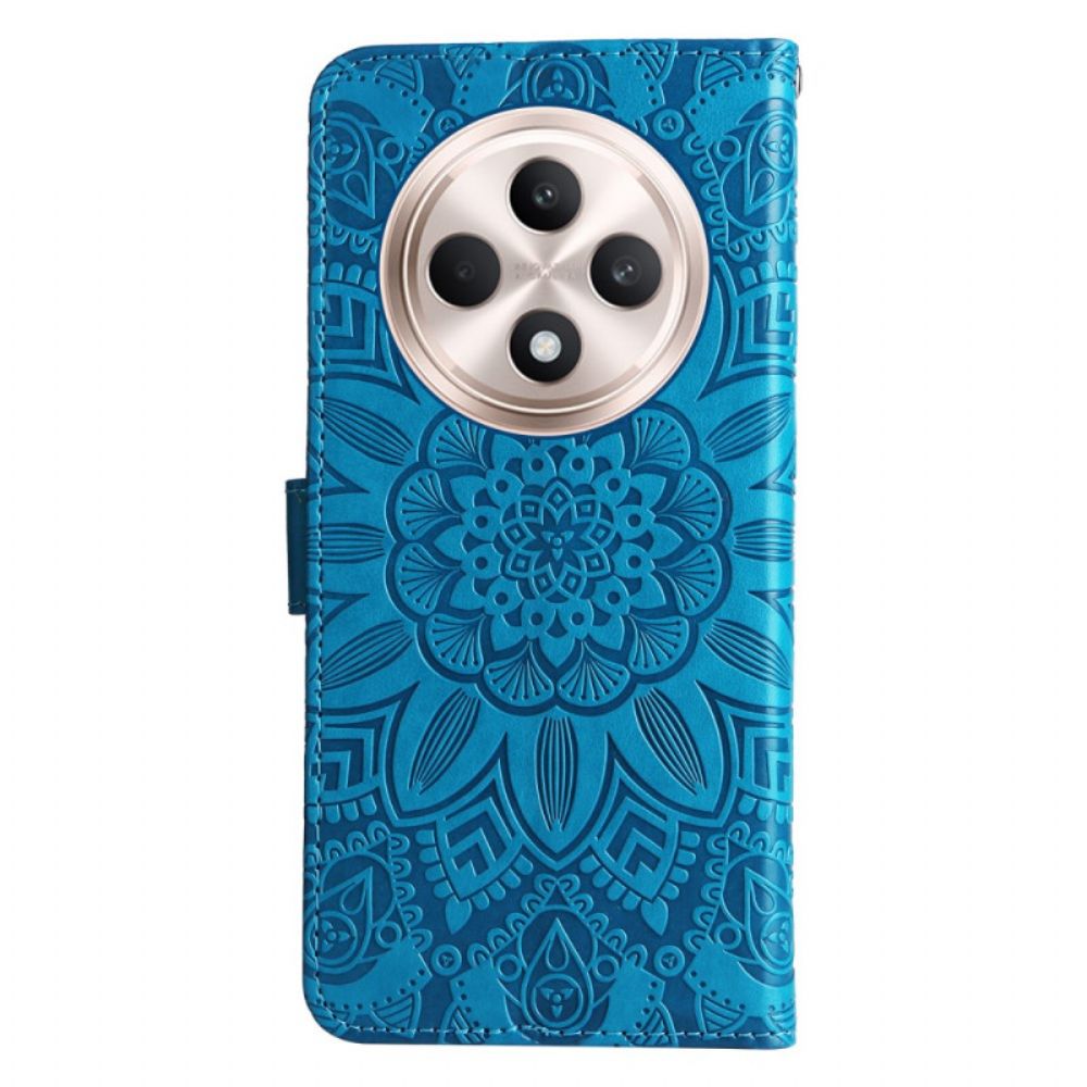 Folio-hoesje Oppo Reno 12f 5g Telefoonhoesje Flamboyante Mandala