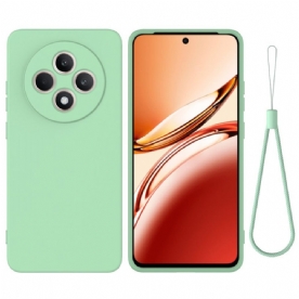 Hoesje Oppo Reno 12f 5g Vloeibare Siliconen Band