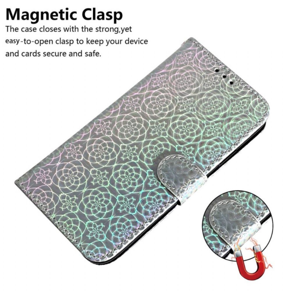 Leren Hoesje Oppo Reno 12f 5g Discostijl Bescherming Hoesje