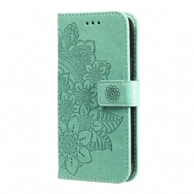 Leren Hoesje Oppo Reno 12f 5g Mandala-print Bescherming Hoesje