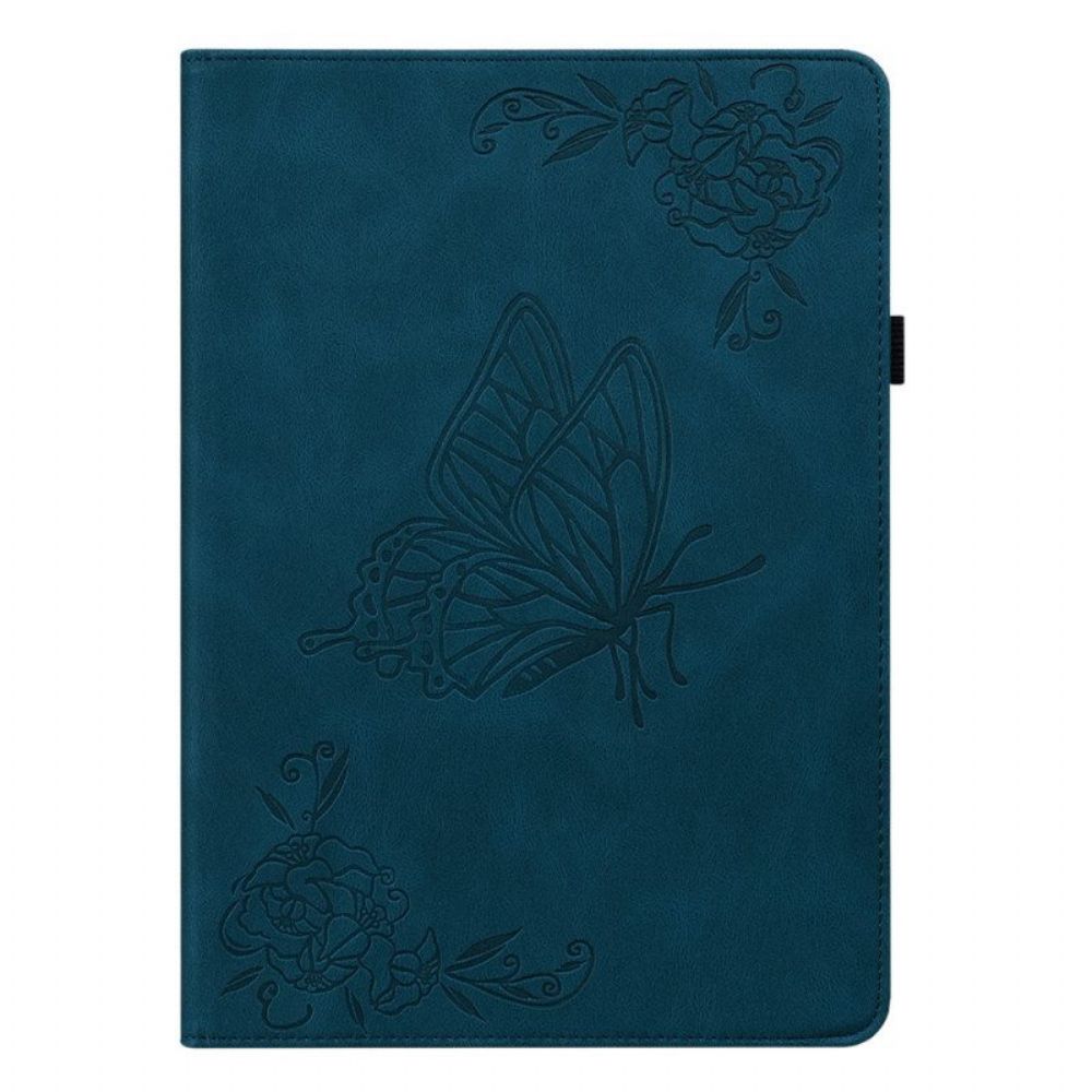 Cover voor Samsung Galaxy Tab A8 (2021) Vlinders Gedrukt Patroon