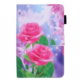 Folio-hoesje voor Samsung Galaxy Tab A8 (2021) Droom Bloemen