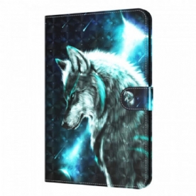 Folio-hoesje voor Samsung Galaxy Tab A8 (2021) Wilde Wolf