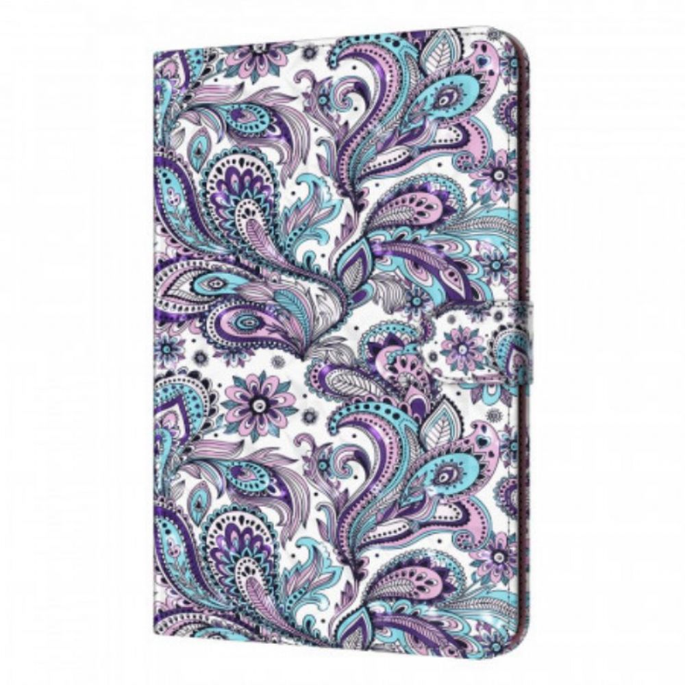 Leren Hoesje voor Samsung Galaxy Tab A8 (2021) Paisley