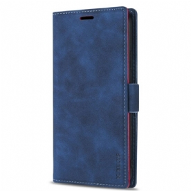 Folio-hoesje voor iPhone 15 Plus N.bekus Ledereffect