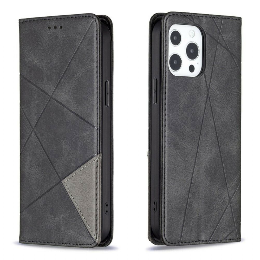 Bescherming Hoesje voor iPhone 13 Pro Max Folio-hoesje Artiestenstijl