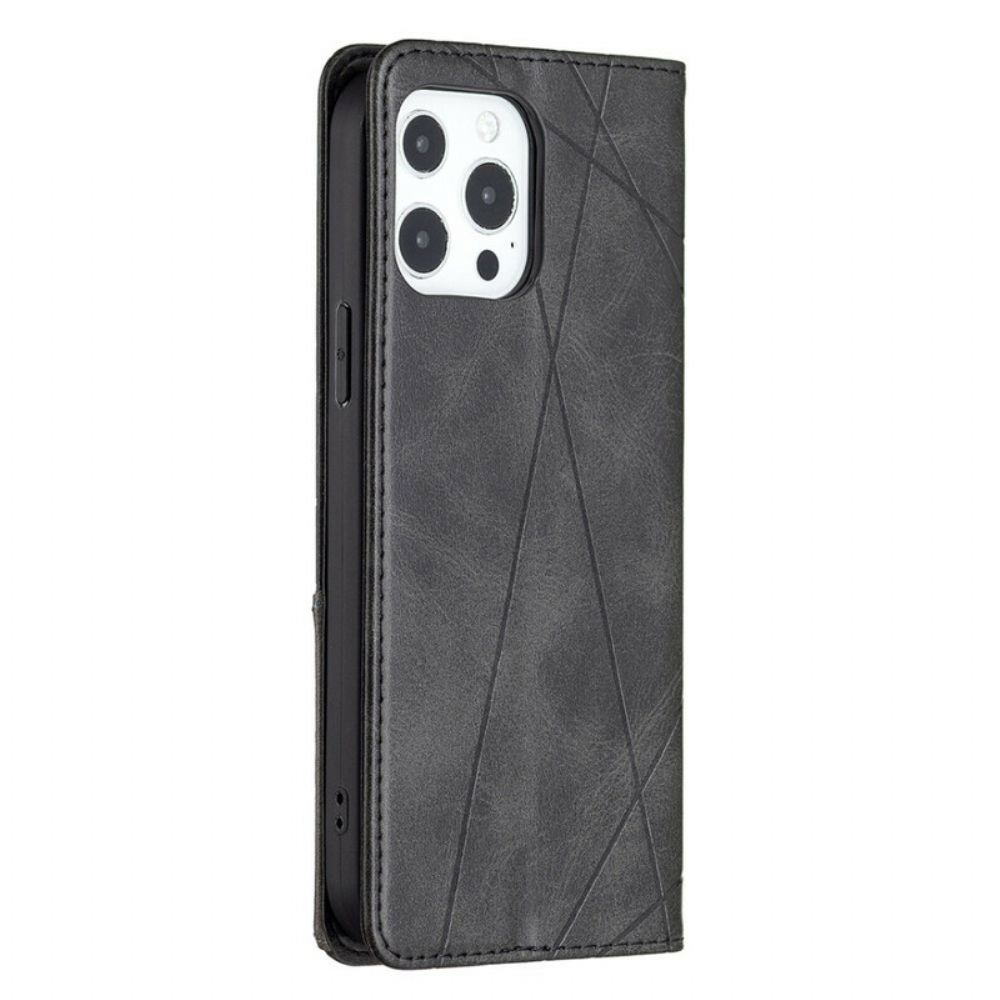 Bescherming Hoesje voor iPhone 13 Pro Max Folio-hoesje Artiestenstijl