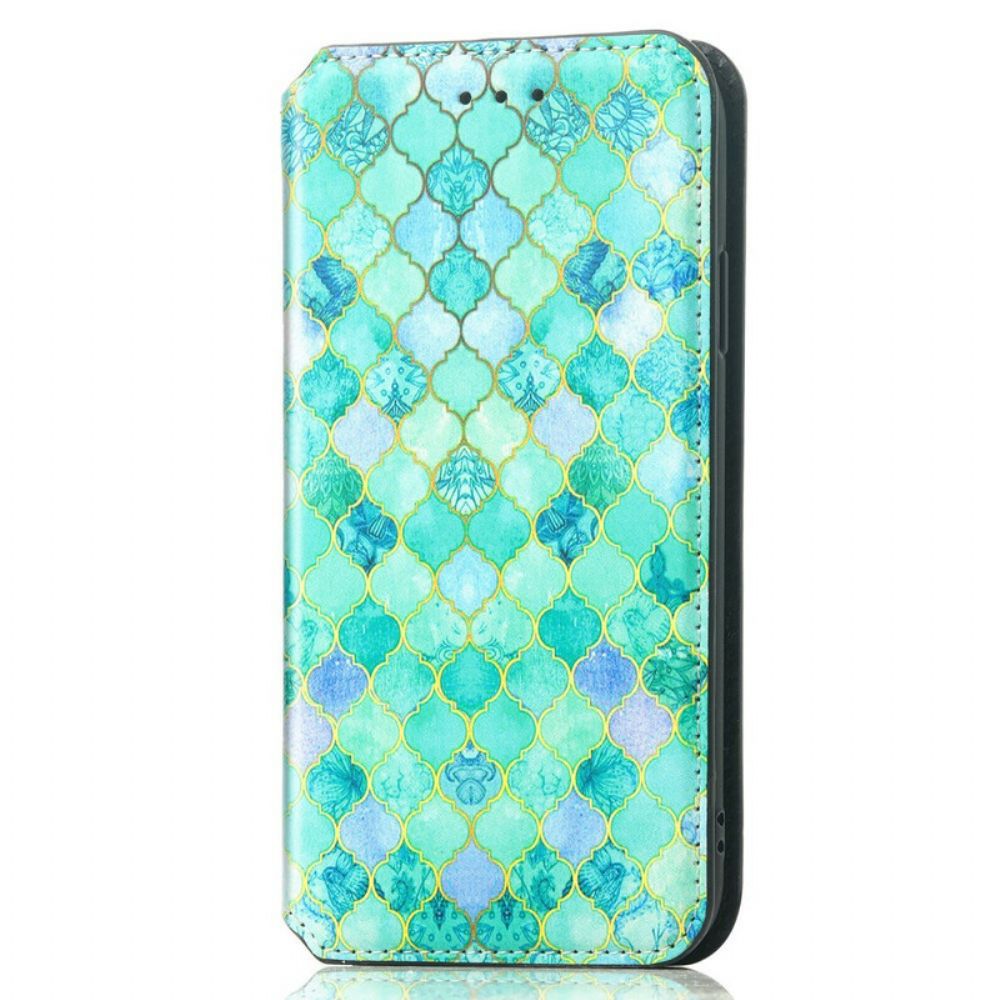 Bescherming Hoesje voor iPhone 13 Pro Max Folio-hoesje Verrassend Kleurrijk Patroon