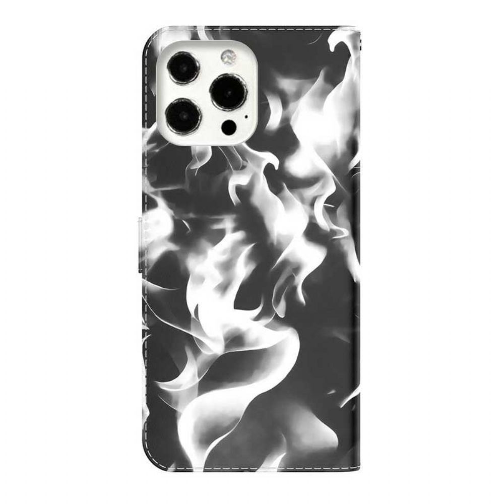 Folio-hoesje voor iPhone 13 Pro Max Abstract Patroon