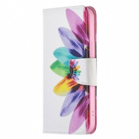 Folio-hoesje voor iPhone 13 Pro Max Aquarel Bloem