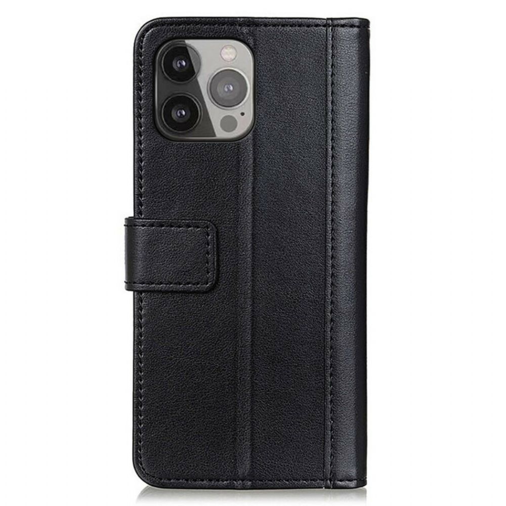 Folio-hoesje voor iPhone 13 Pro Max Leerstijl