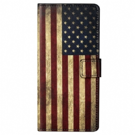 Folio-hoesje voor iPhone 13 Pro Max Vlag Van De Vs