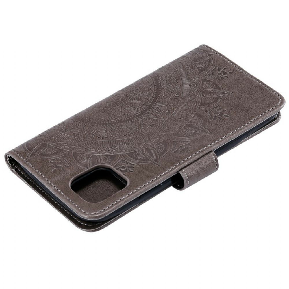 Folio-hoesje voor iPhone 13 Pro Max Zon Mandala