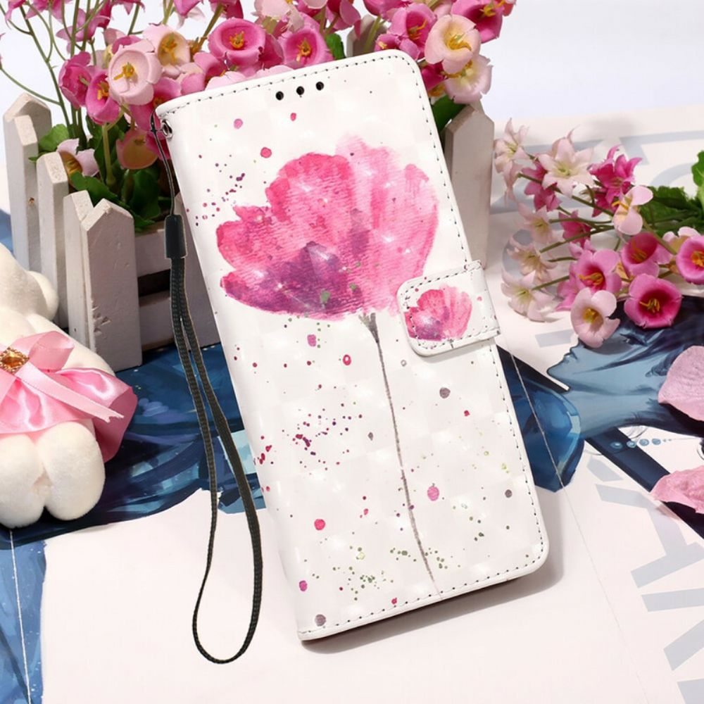 Hoesje Folio-hoesje voor iPhone 13 Pro Max Aquarel Halster