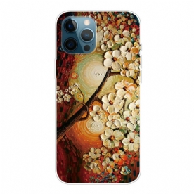 Hoesje voor iPhone 13 Pro Max Flexibele Bloemen