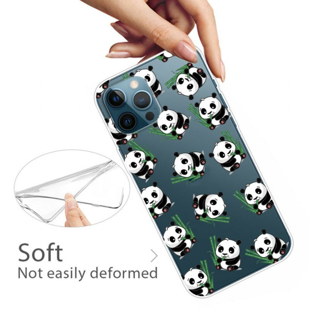 Hoesje voor iPhone 13 Pro Max Kleine Panda's