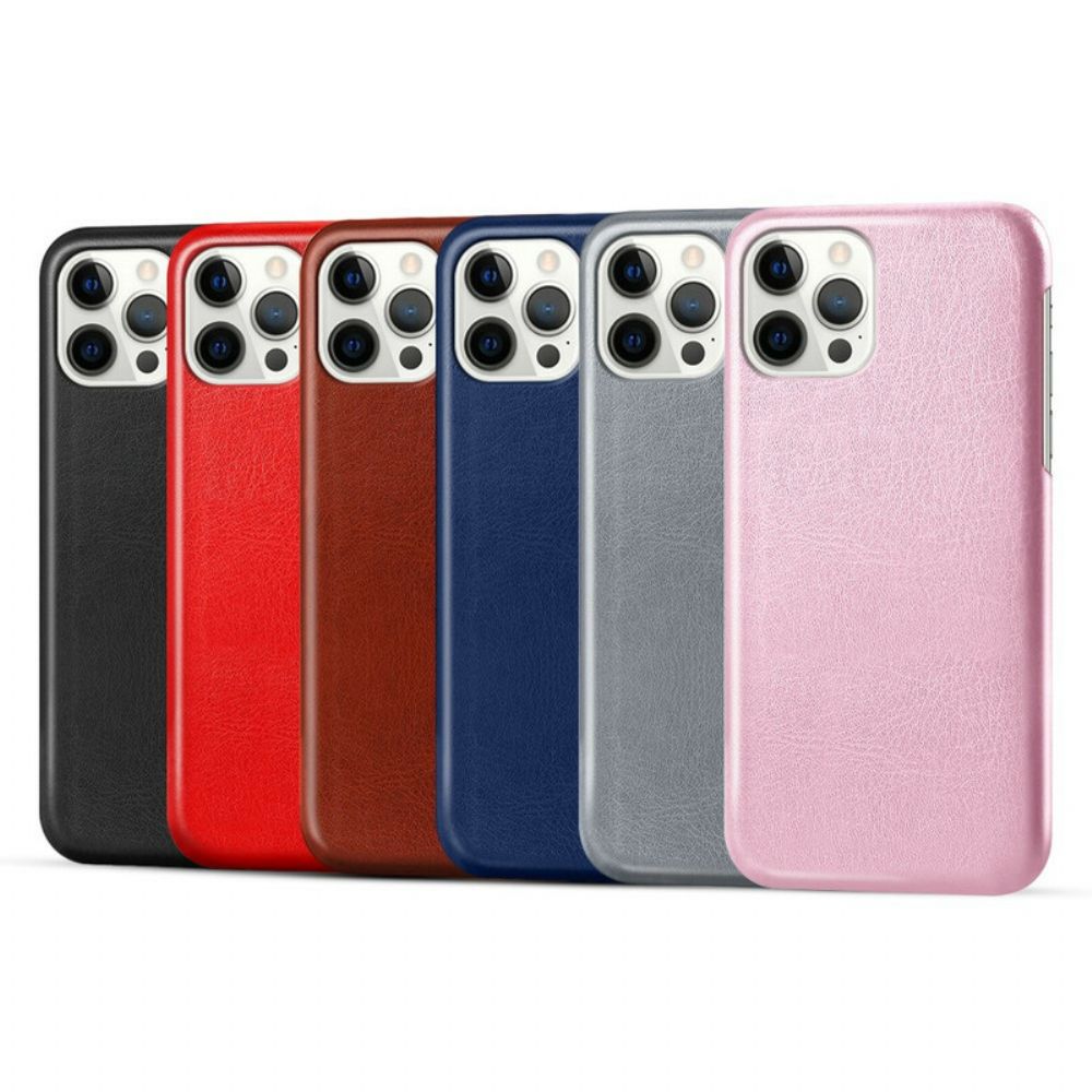 Hoesje voor iPhone 13 Pro Max Ksq Leereffect