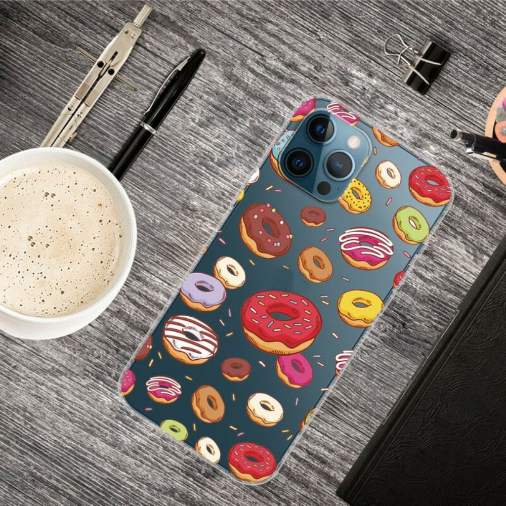 Hoesje voor iPhone 13 Pro Max Liefde Donuts