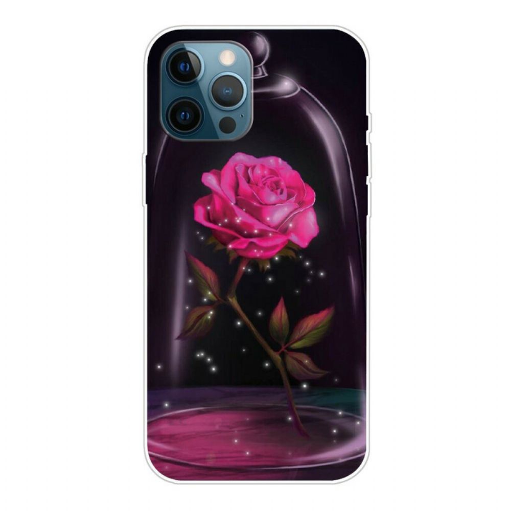 Hoesje voor iPhone 13 Pro Max Magische Roos