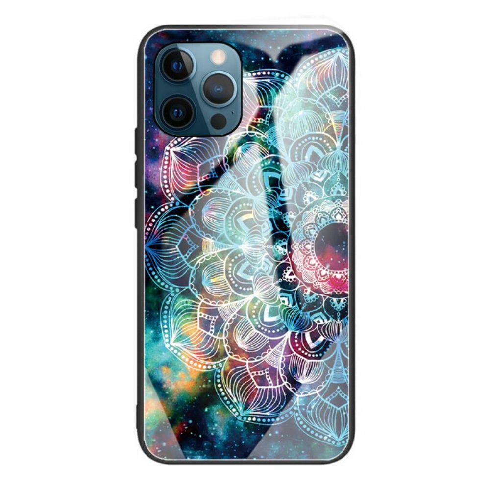 Hoesje voor iPhone 13 Pro Max Mandala Van Gehard Glas