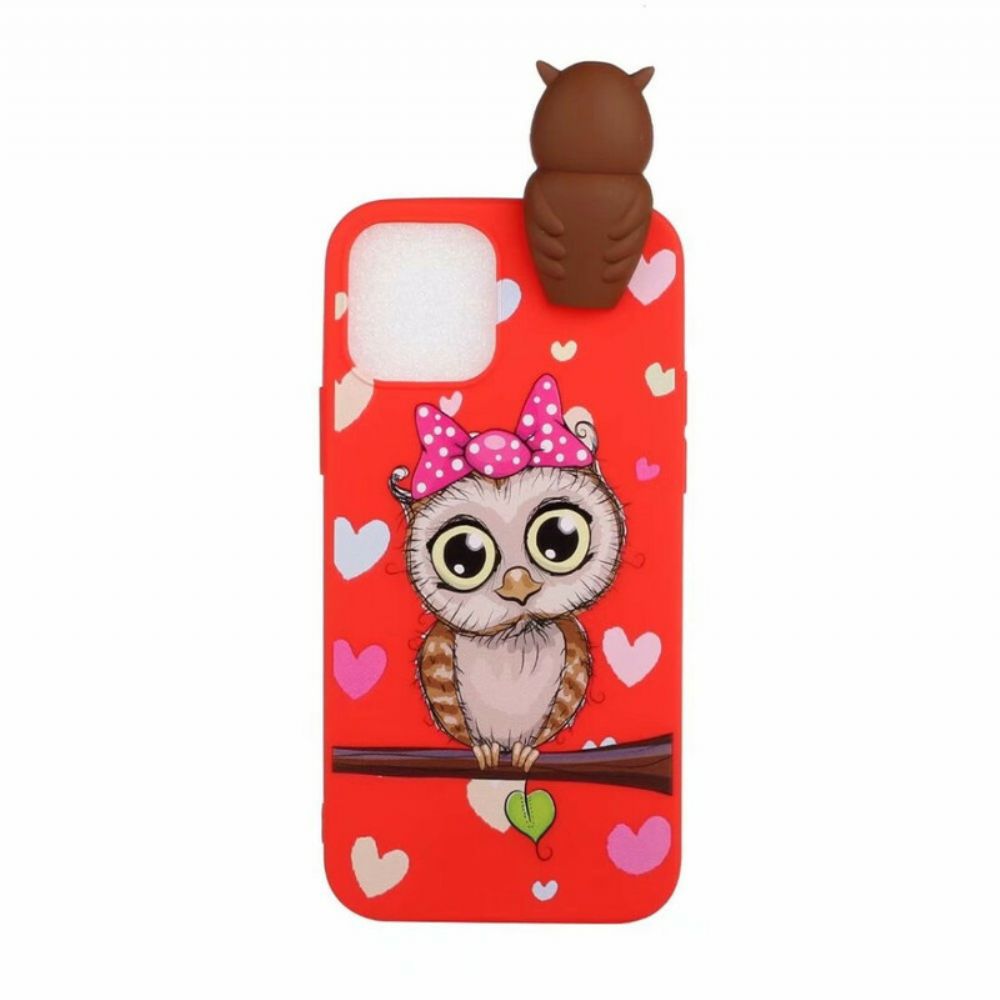 Hoesje voor iPhone 13 Pro Max Miss Uil 3d