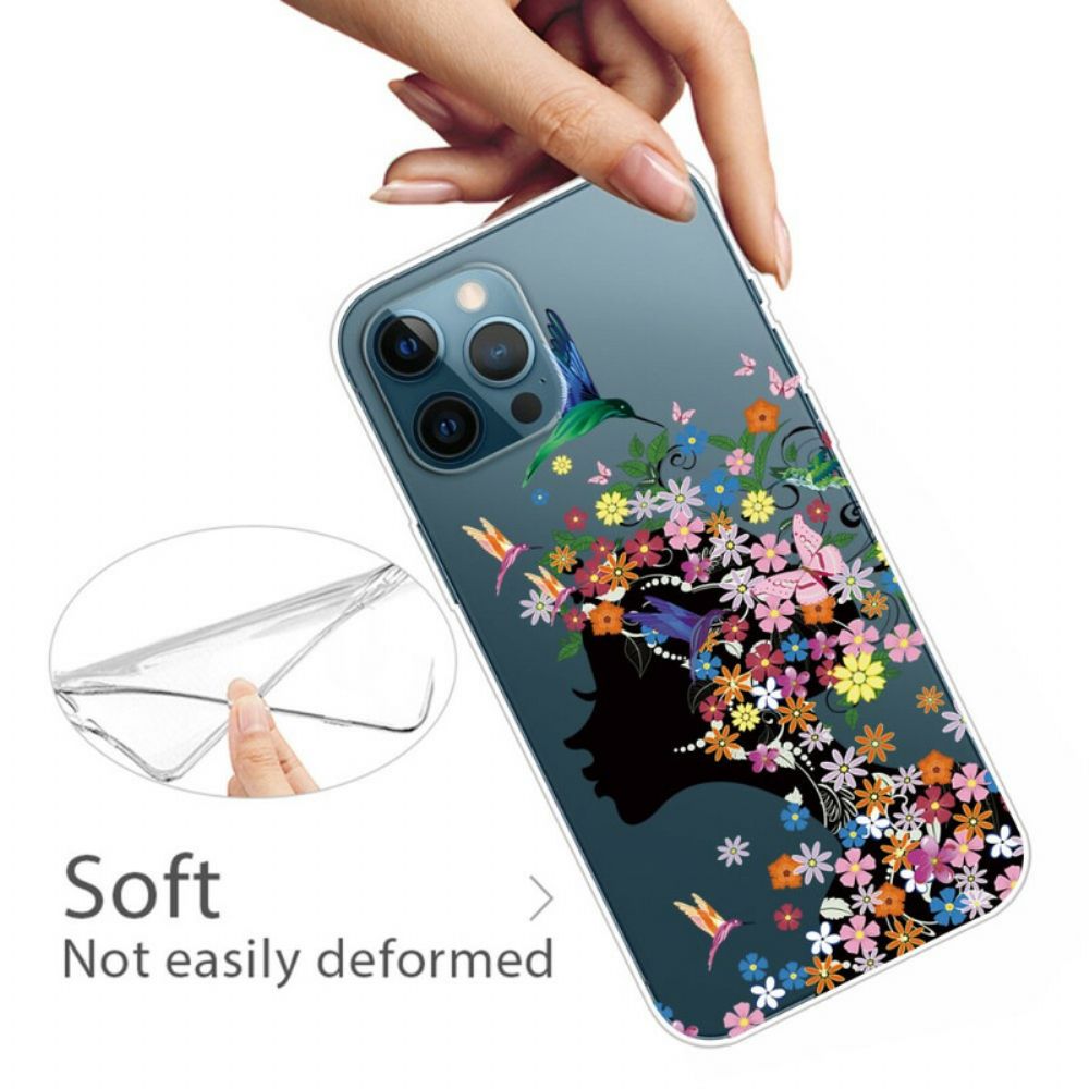 Hoesje voor iPhone 13 Pro Max Mooi Bloemhoofd