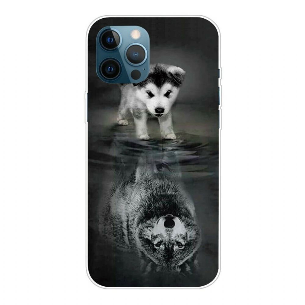 Hoesje voor iPhone 13 Pro Max Puppy Dream