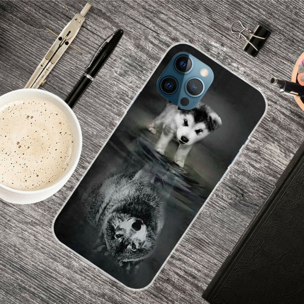 Hoesje voor iPhone 13 Pro Max Puppy Dream